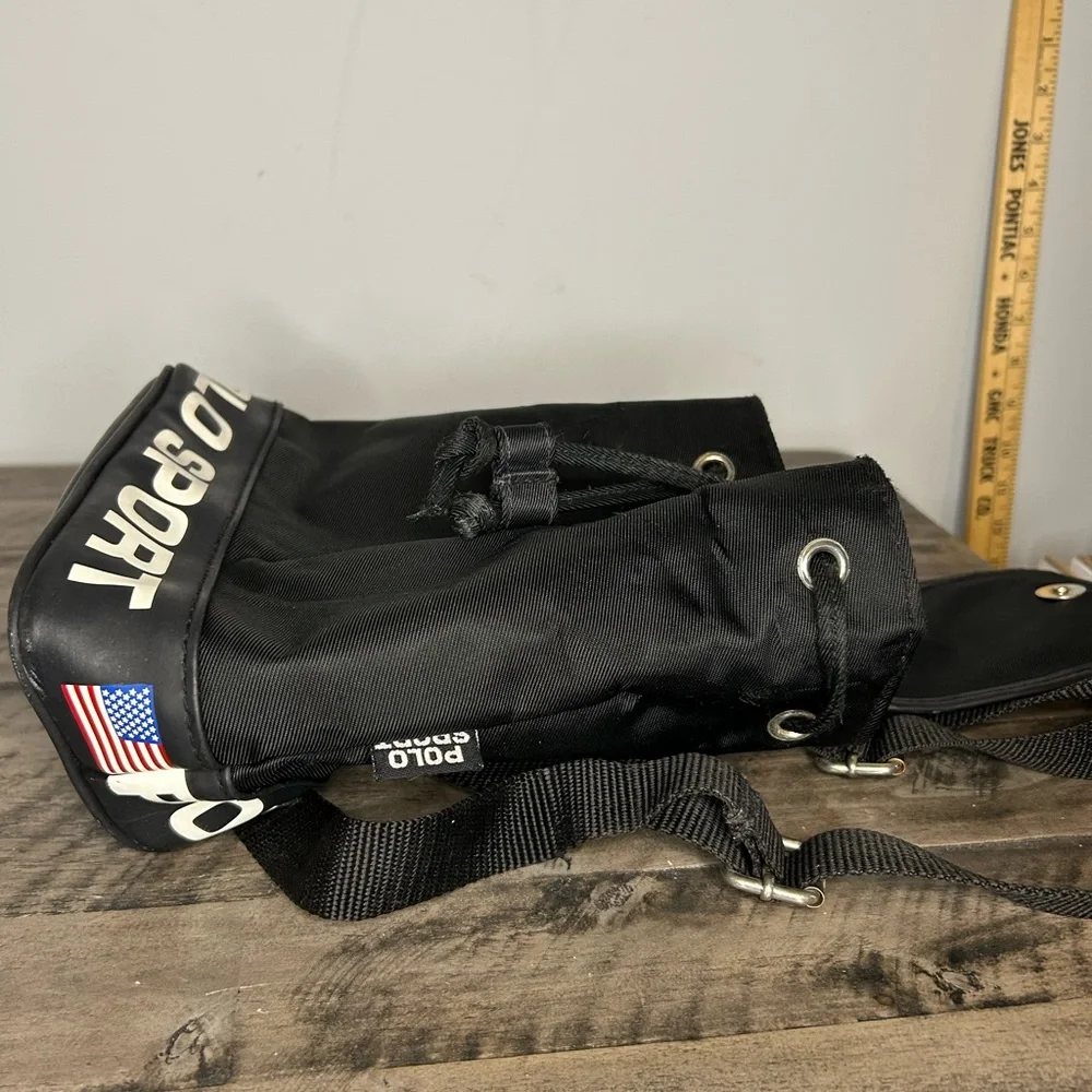 Vintage Polo Sport Small Drawstring Back Pack